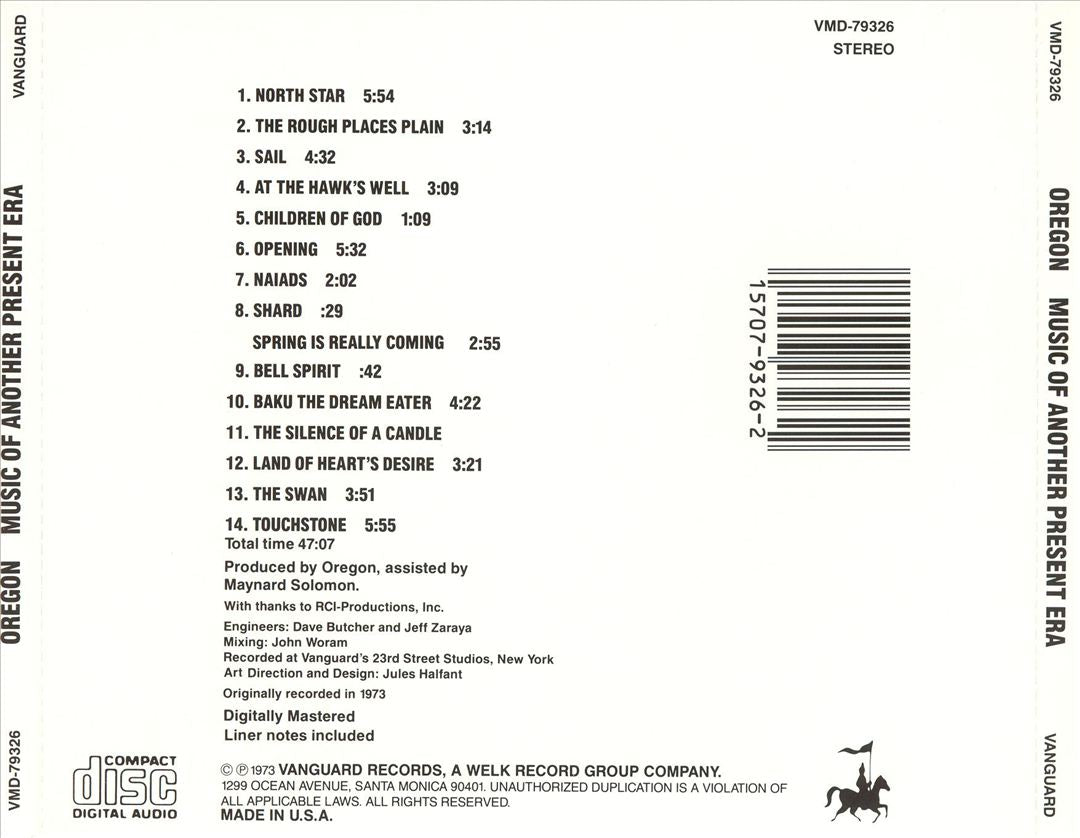 Music of Another Present Era cover art