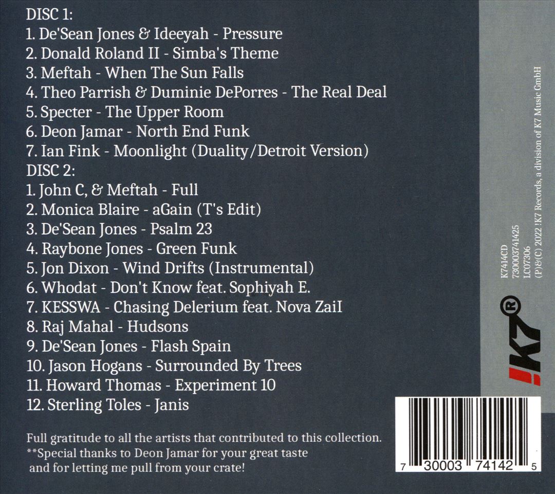 DJ-Kicks: Theo Parrish cover art