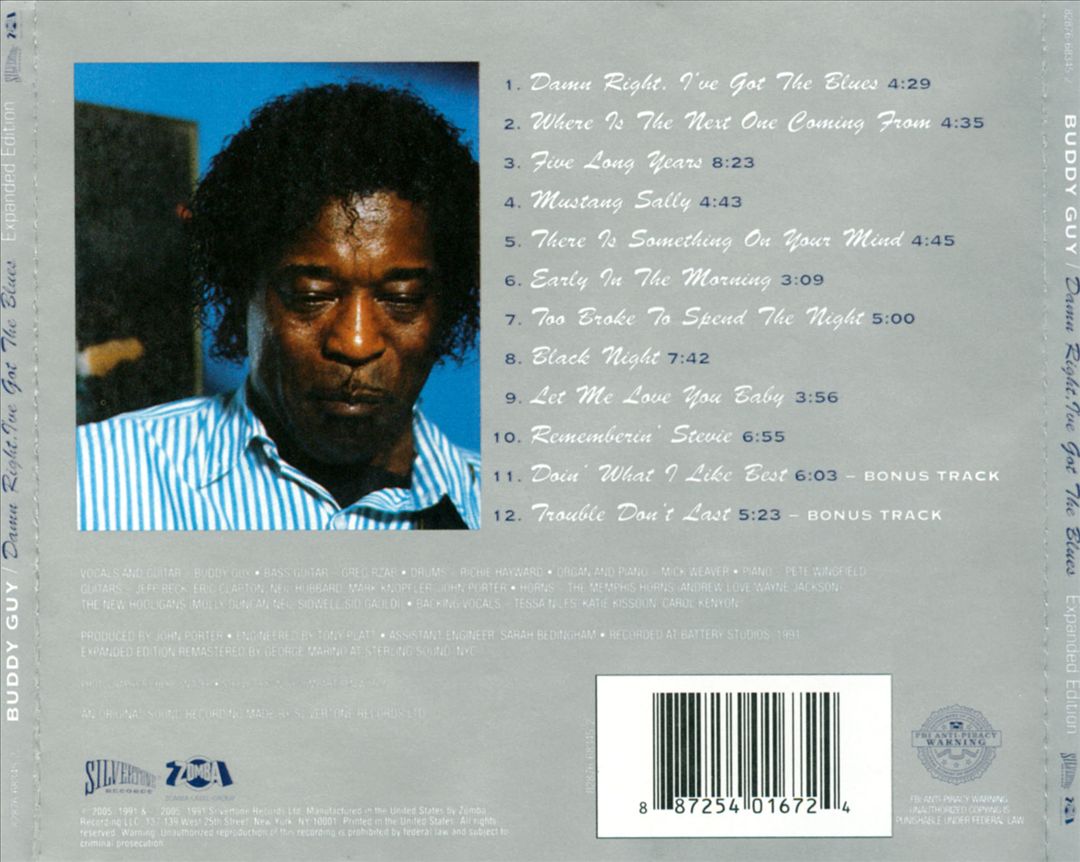 Damn Right I've Got the Blues cover art