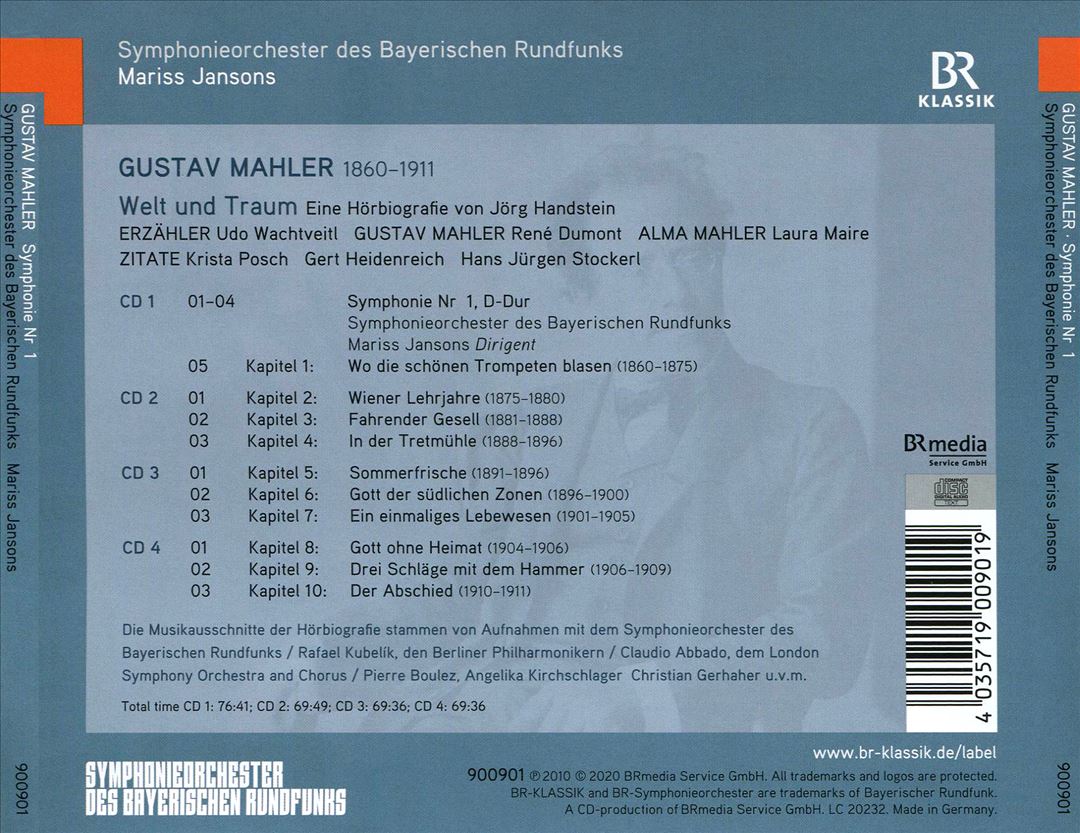 Mahler: Welt und Traum - Eine Hörbiografie von Jörg Handstein cover art