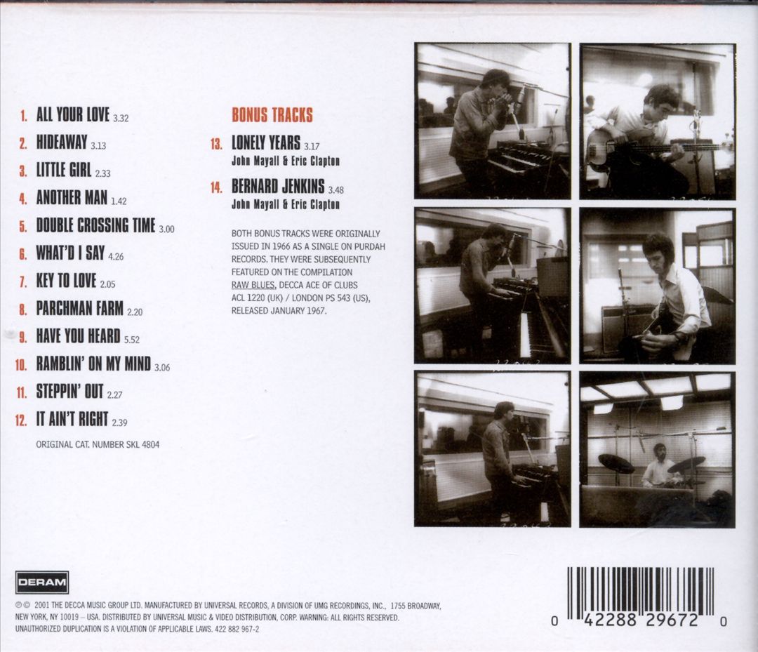 Bluesbreakers with Eric Clapton [Remastered] cover art
