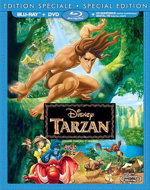 Tarzan [Bilingual] [Blu-ray/DVD] cover art