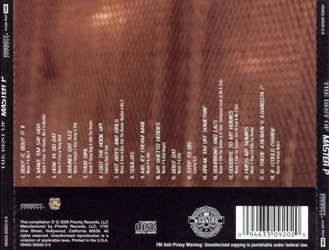 Best of Master P cover art