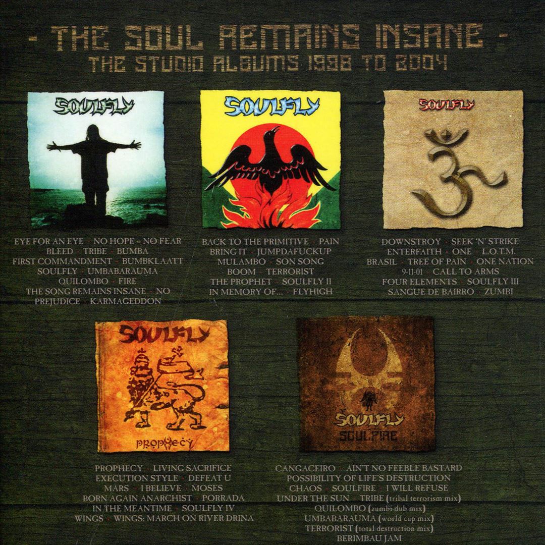 Soul Remains Insane: The Studio Albums 1998 to 2004 cover art