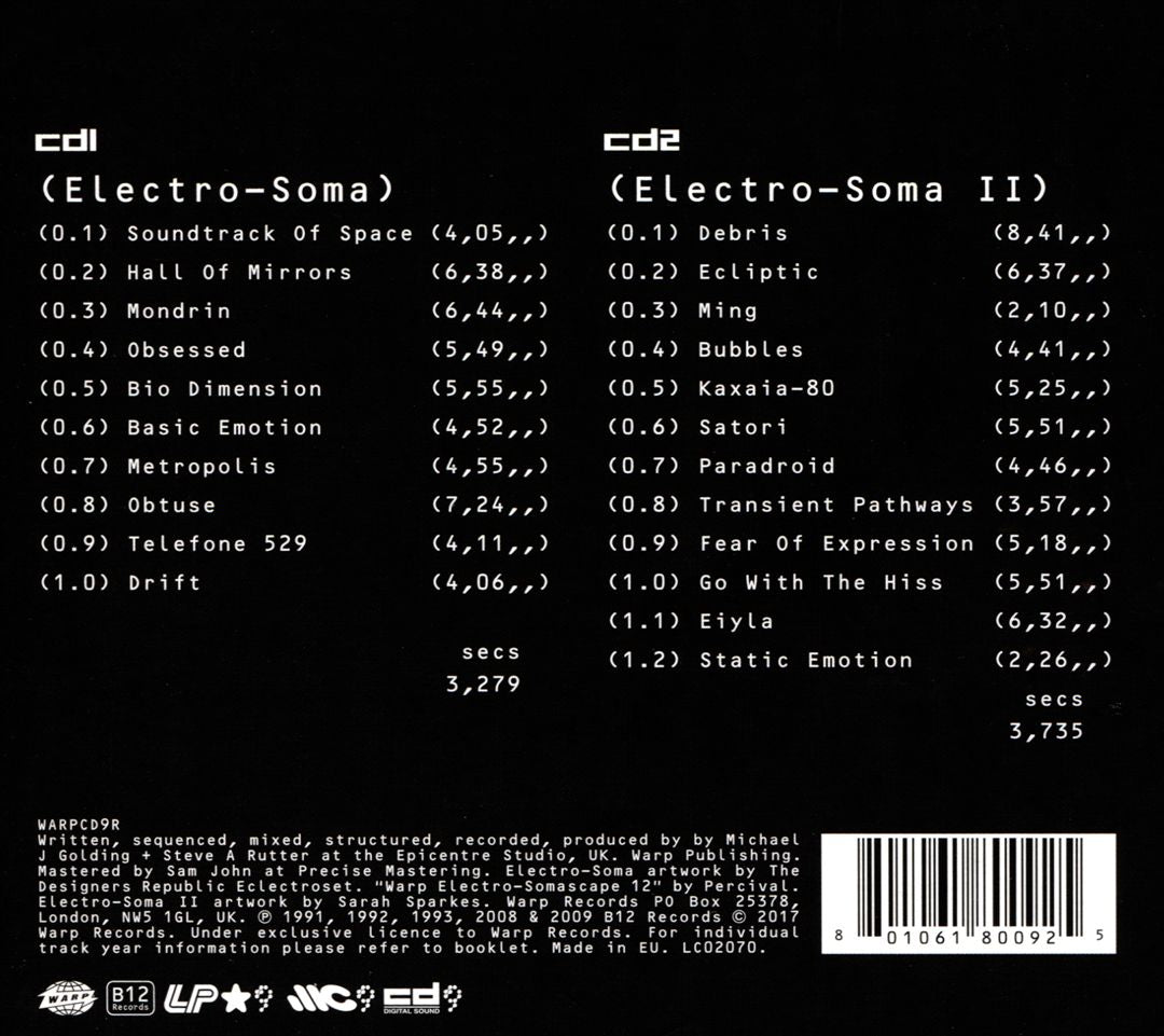 Electro-Soma I+II cover art
