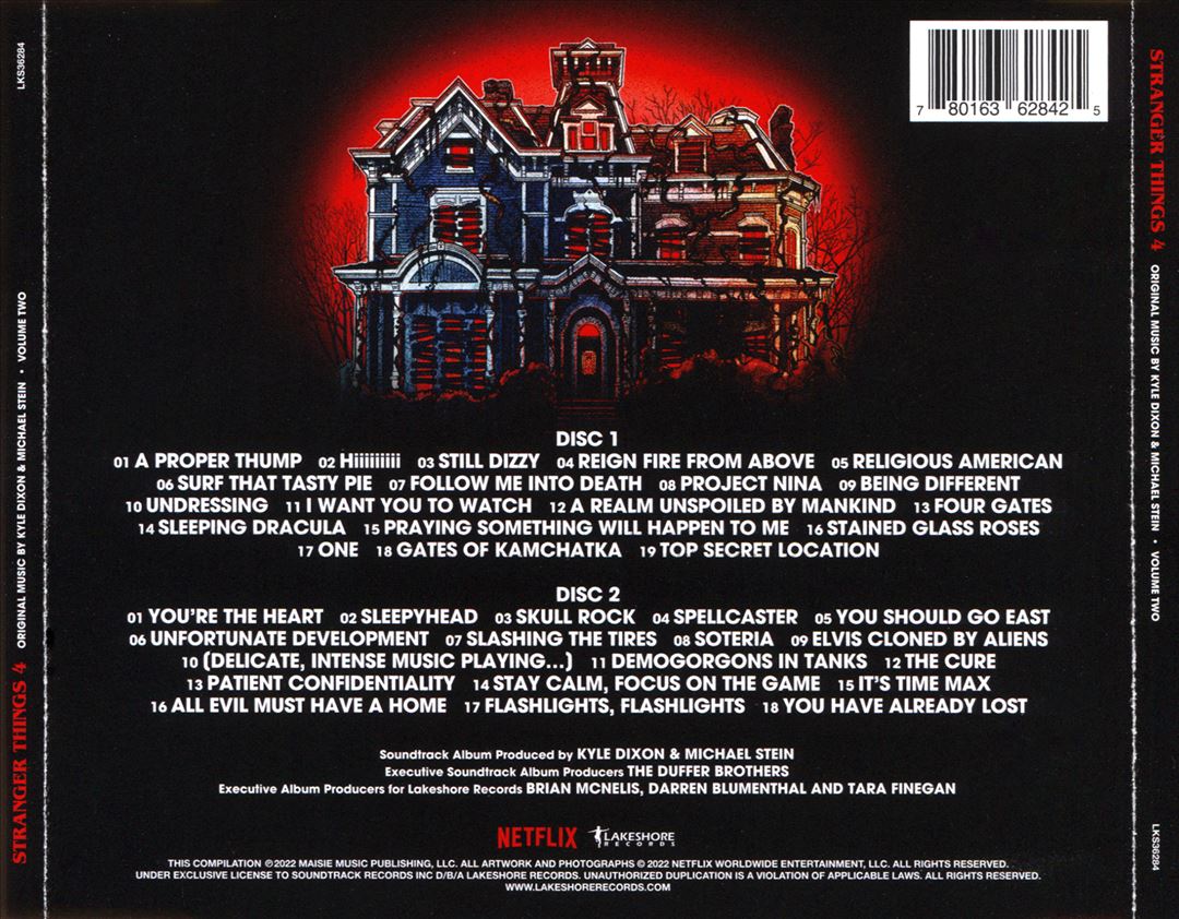 Stranger Things 4, Vol. 2 [Original Score from the Netflix Series] cover art