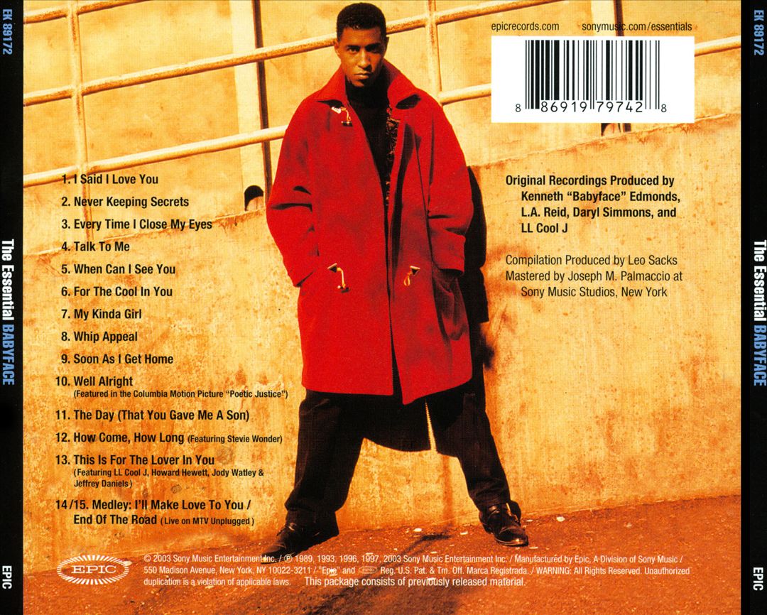Essential Babyface cover art