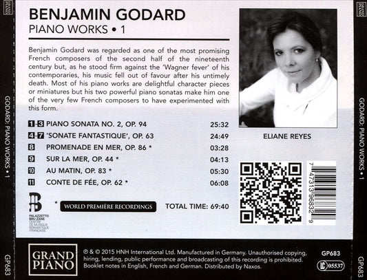 Godard: Piano Works, Vol. 1 cover art