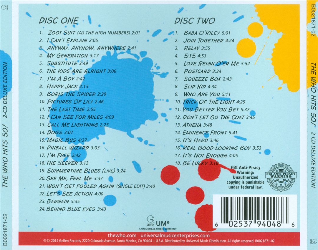 Who Hits 50! [Bonus Track] cover art