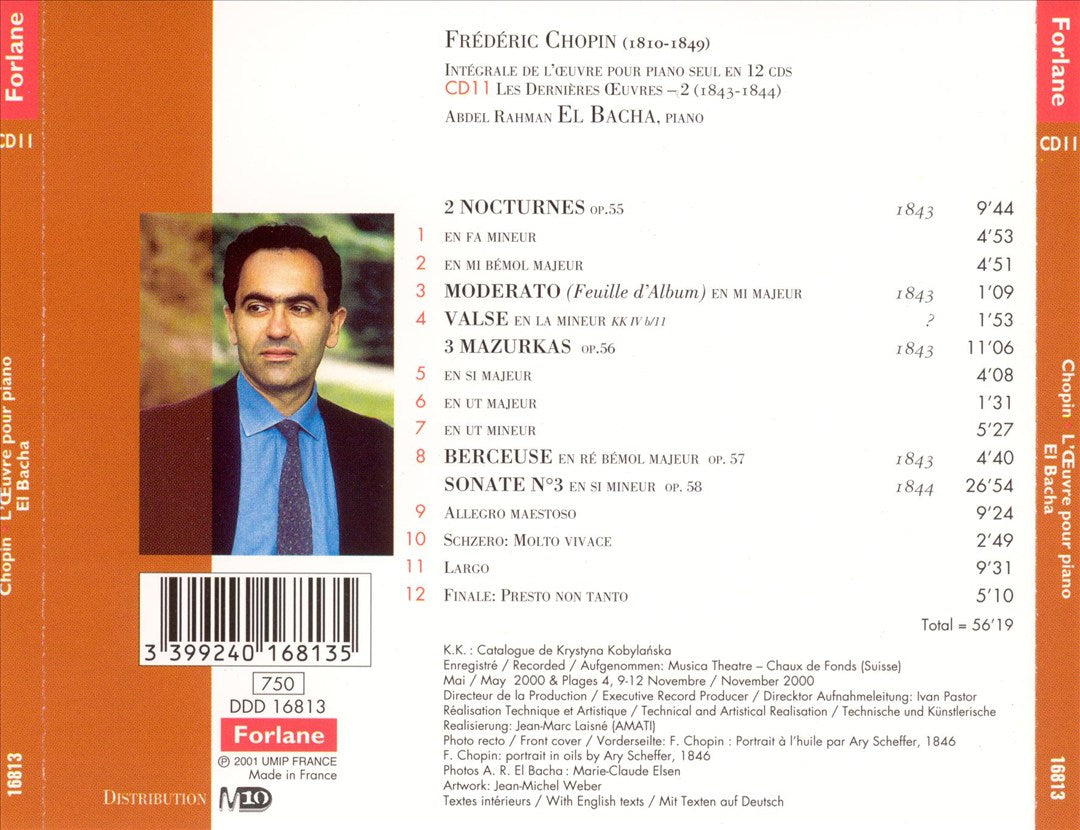 Chopin: Les dernières oeuvres, Vol. 2 (1843-1844) cover art
