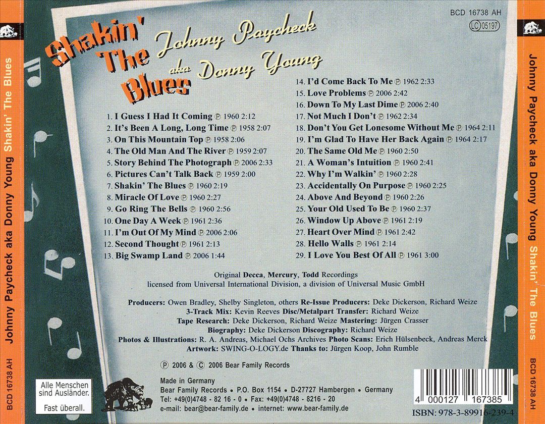 Shakin' the Blues cover art