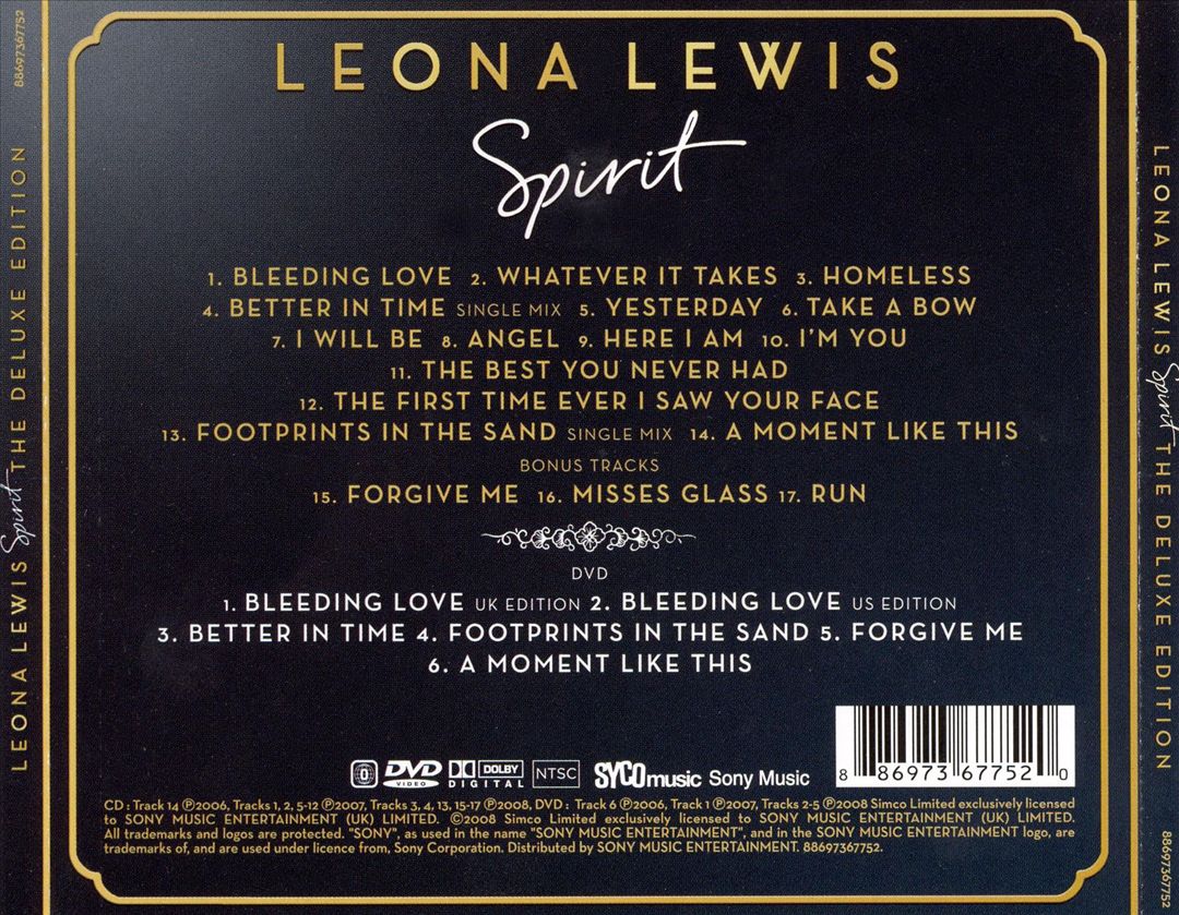 Spirit [Bonus DVD] [Deluxe Edition] [Bonus Tracks] cover art