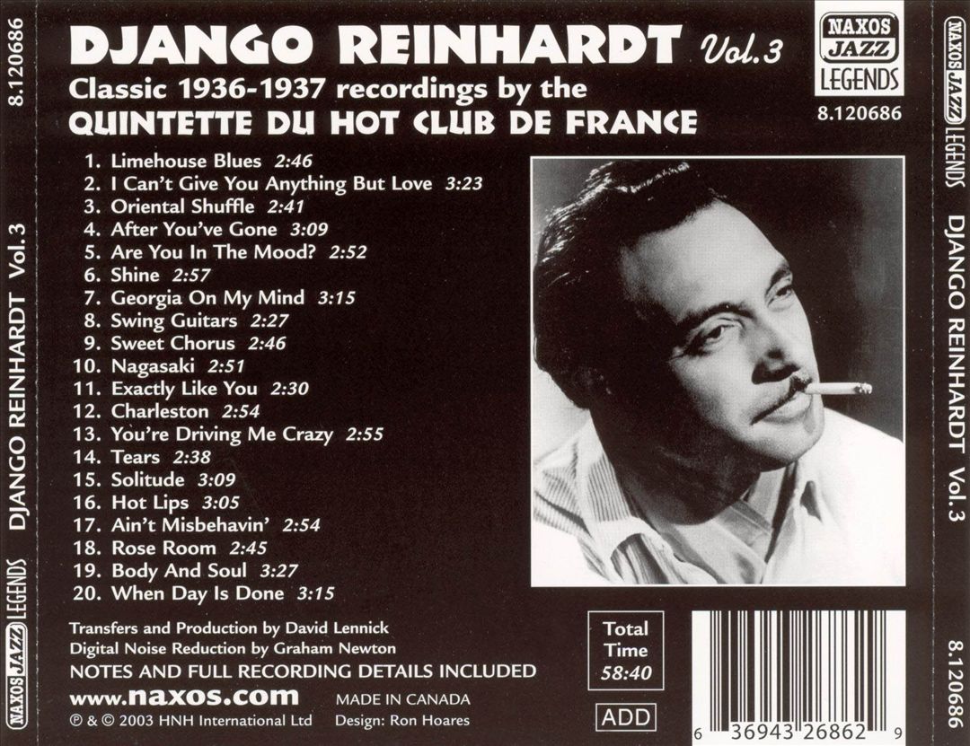 Vol. 3: 1936-1937 [Naxos] cover art