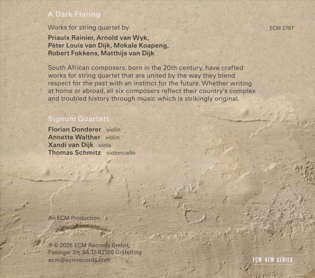 Dark Flaring: Works for String Quartet from South Africa cover art