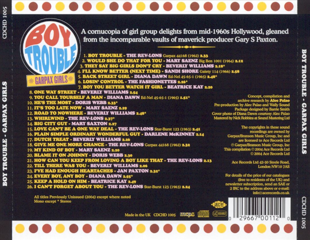 Boy Trouble: Garpax Girls cover art