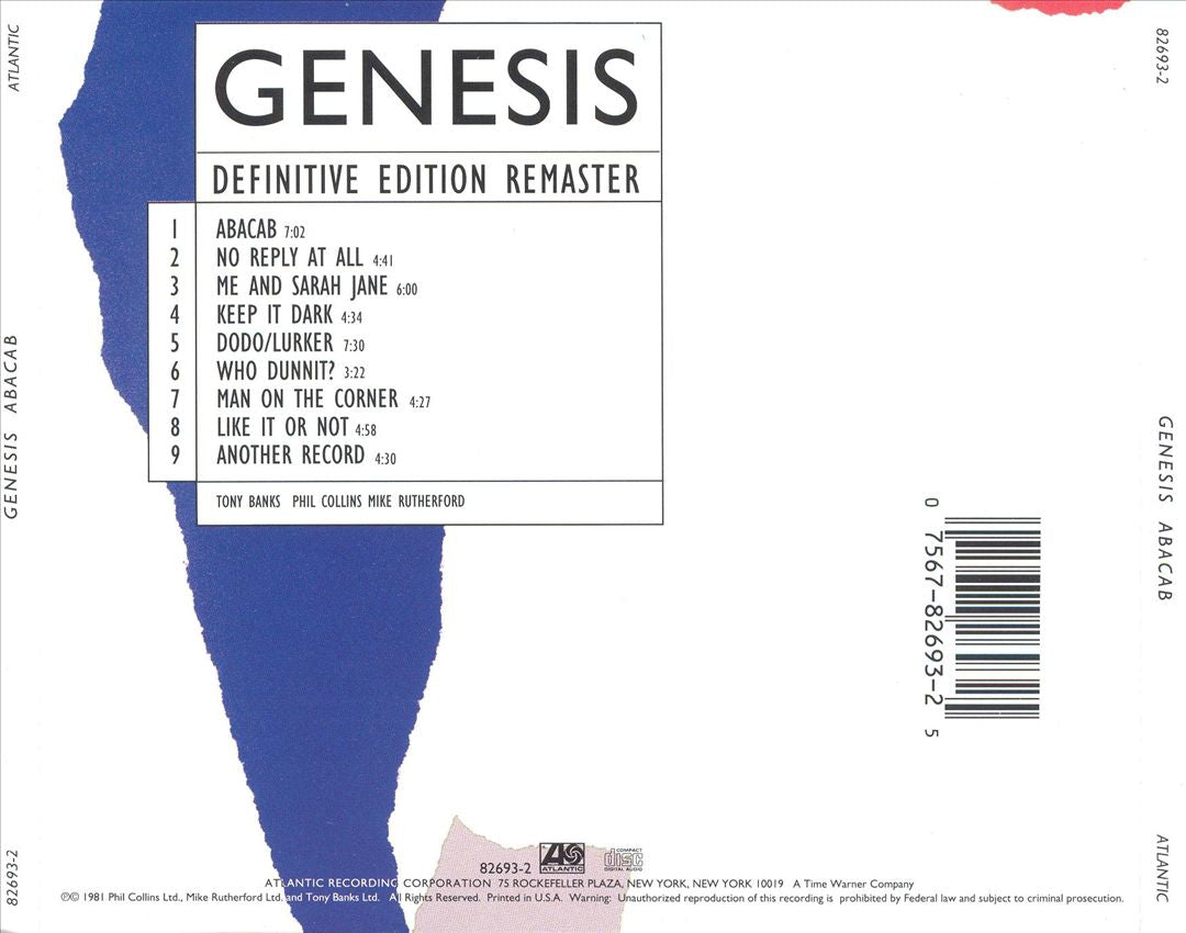 Abacab cover art