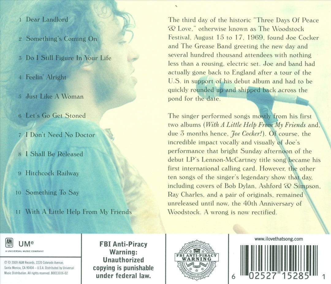 Live at Woodstock cover art