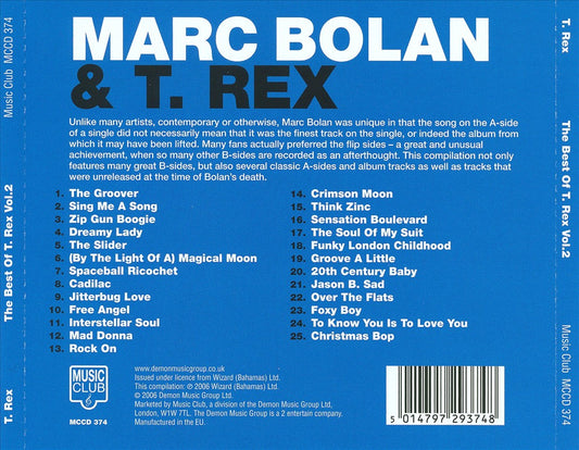 Very Best of T. Rex, Vol. 2 cover art