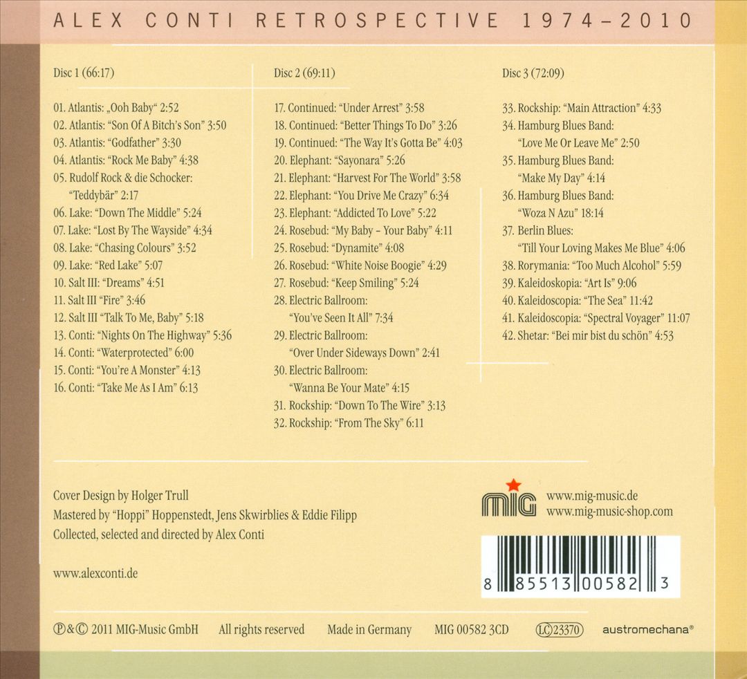 Retrospective: 1974-2010 cover art