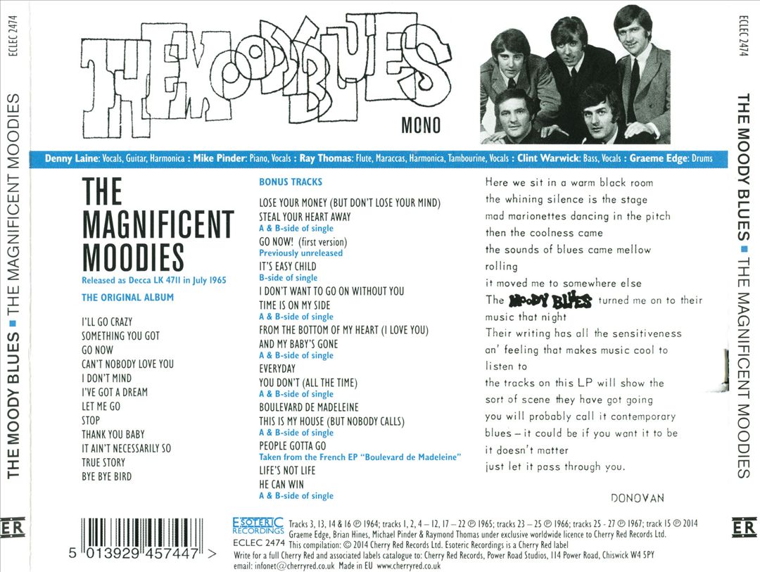 Magnificent Moodies [50th Anniversary] cover art