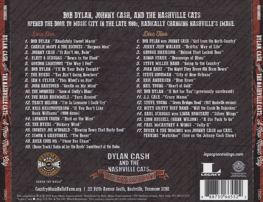 Dylan, Cash and the Nashville Cats: A New Music City cover art