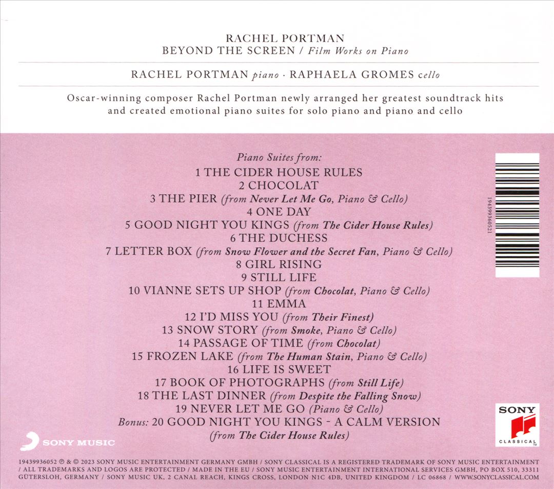 Beyond the Screen: Film Works on Piano cover art