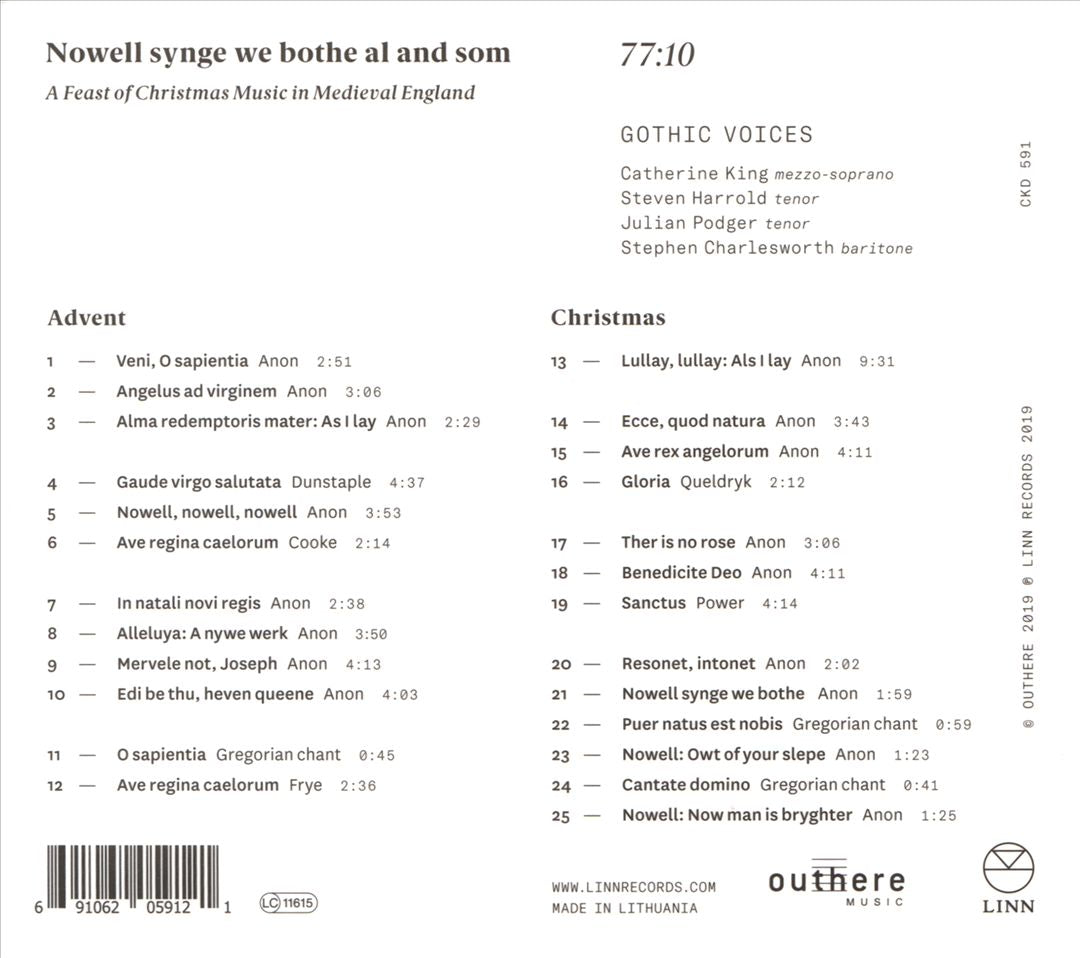 Nowell synge we both al and som cover art