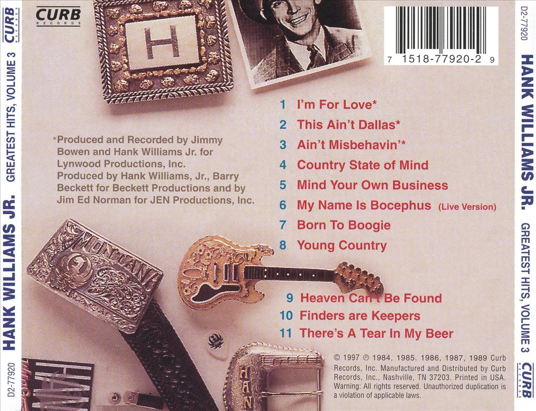 Greatest Hits, Vol. 3 cover art