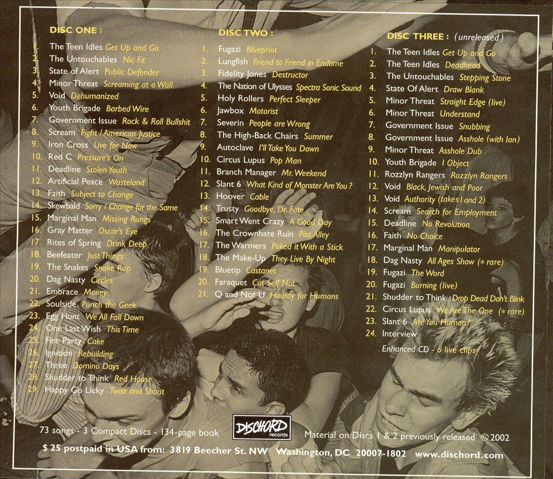 20 Years of Dischord cover art
