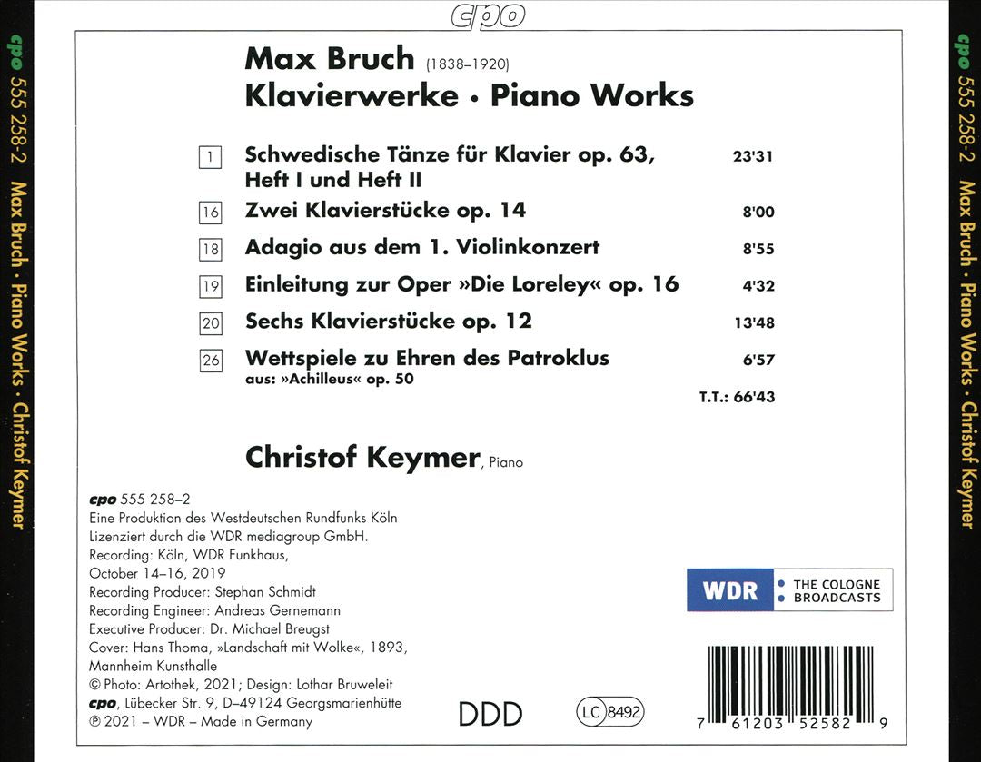 Max Bruch: Piano Works cover art