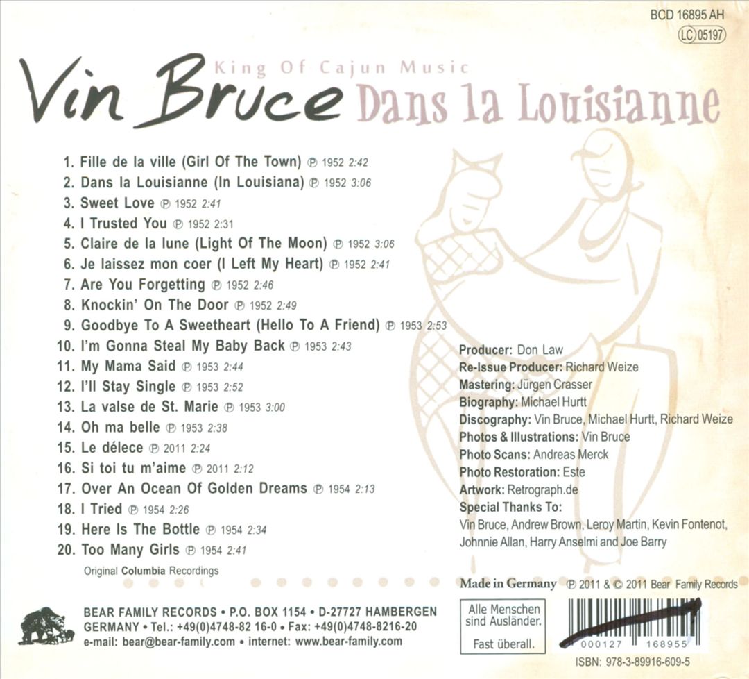 Dans la Louisianne cover art