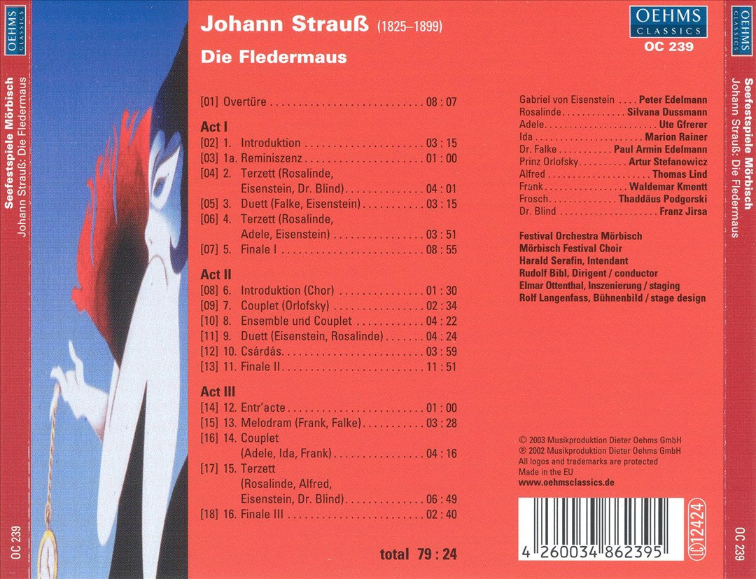 Johann Strauss: Die Fledermaus cover art