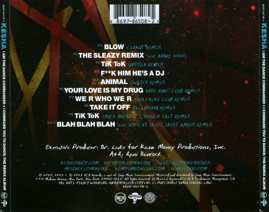 I Am the Dance Commander + I Command You to Dance: The Remix Album cover art