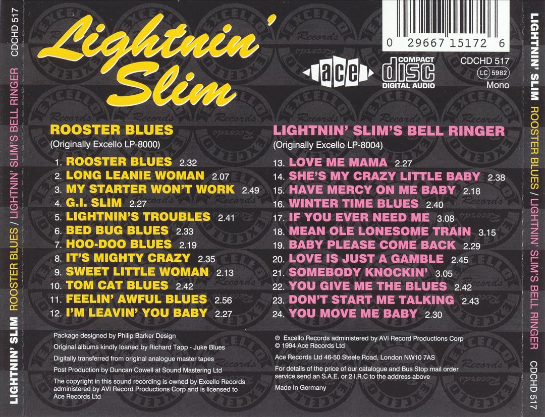 Rooster Blues/Bell Ringer cover art