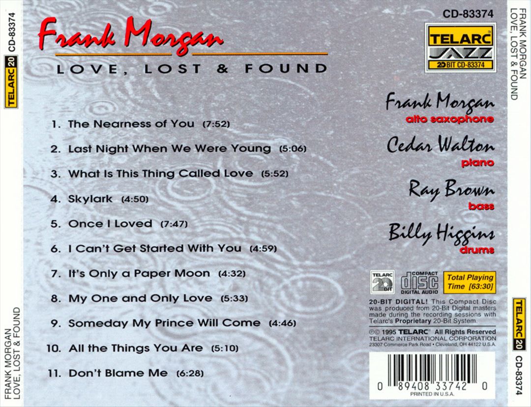 Love, Lost & Found cover art