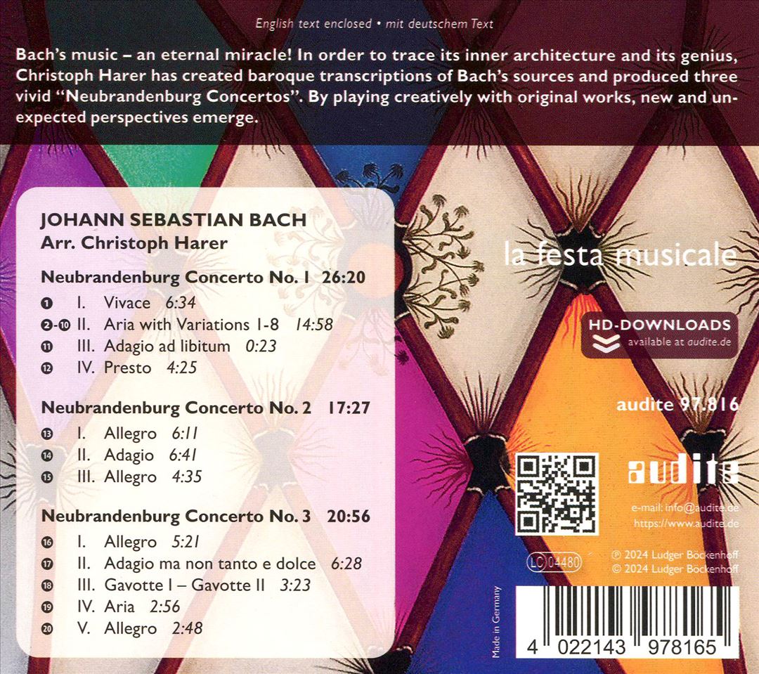 BACH Reconstructed cover art