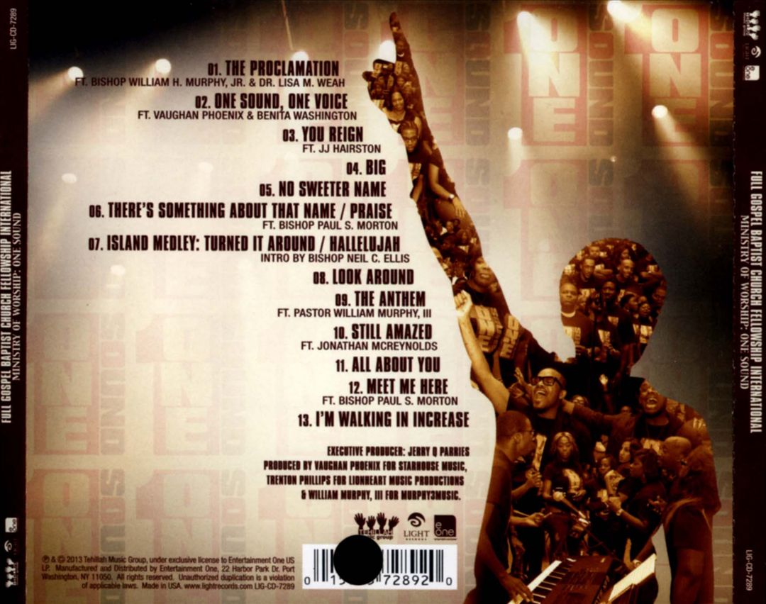 Ministry of Worship: One Sound cover art