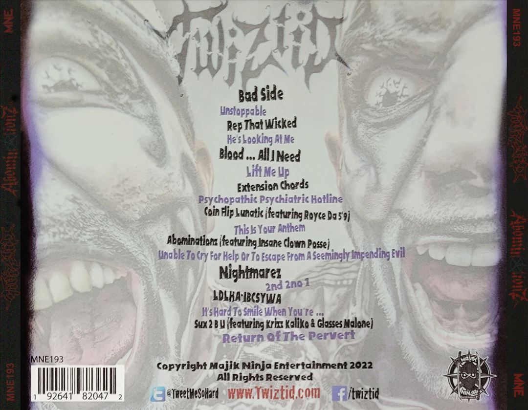 Abominationz [Twiztid 25th Anniversary] cover art