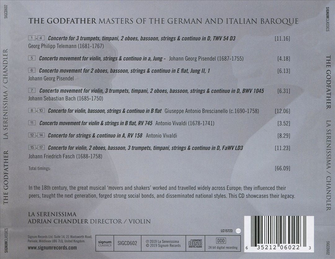 Godfather: Masters of the German & Italian Baroque cover art