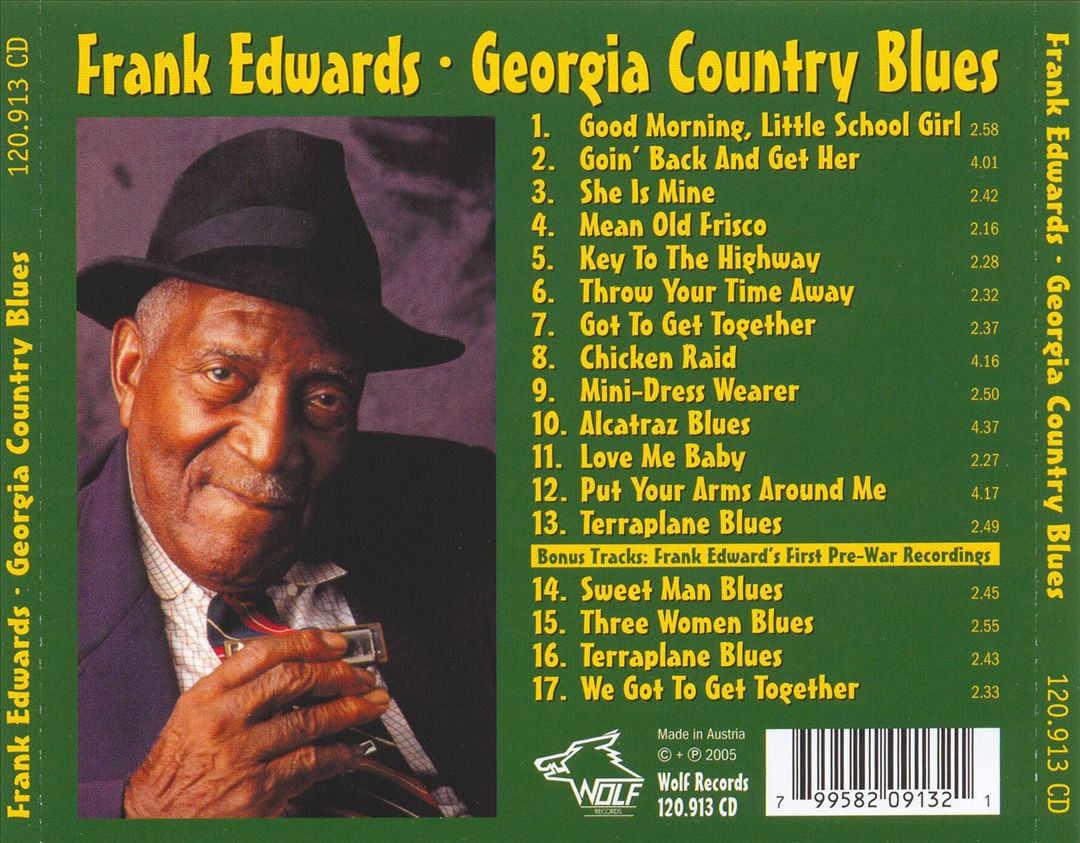 Georgia Country Blues cover art