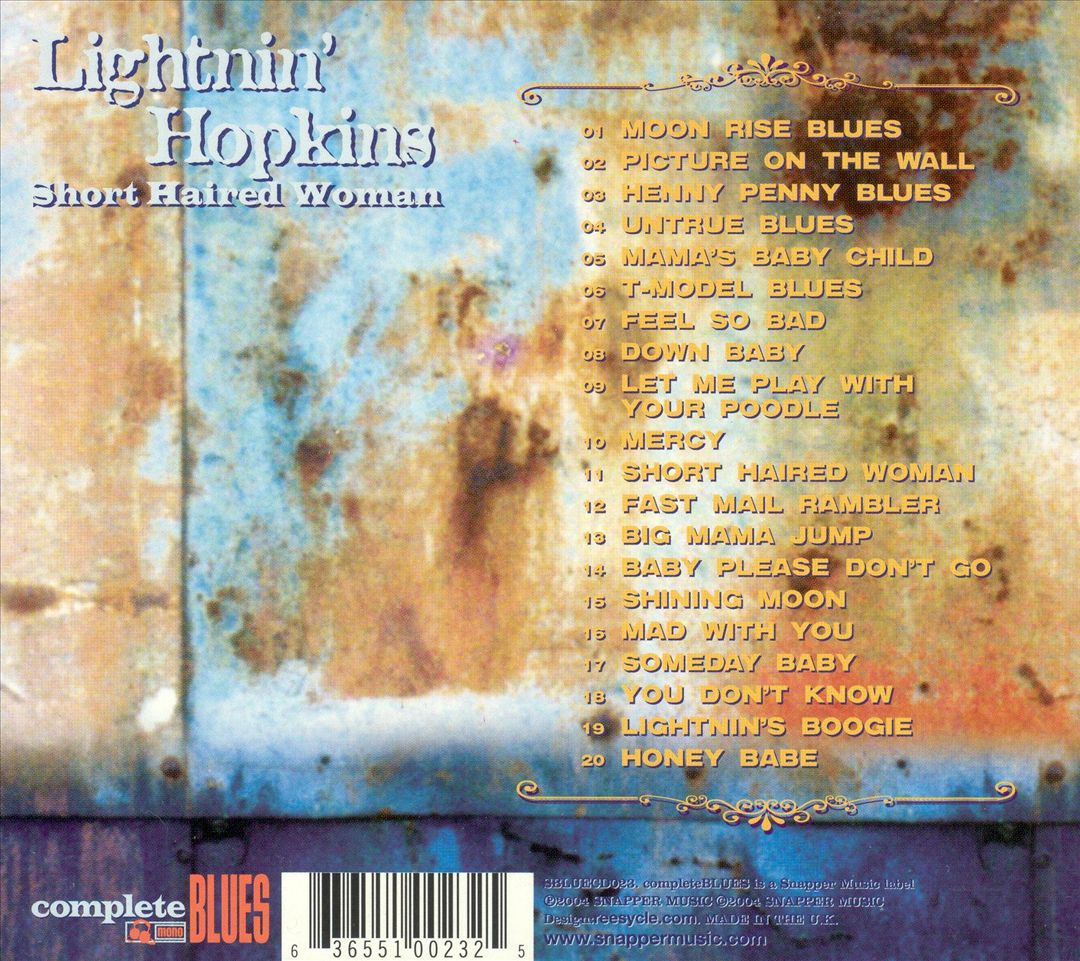 Short Haired Woman cover art