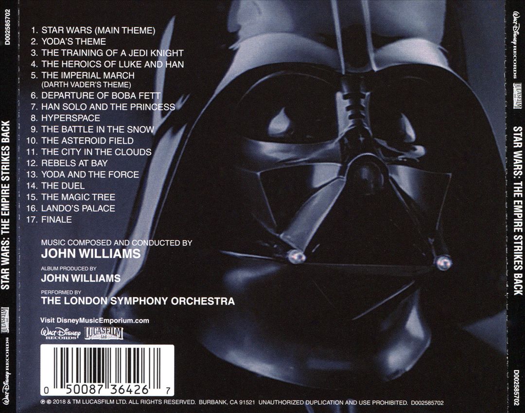Star Wars Episode V: The Empire Strikes Back [Original Motion Picture Soundtrack] cover art
