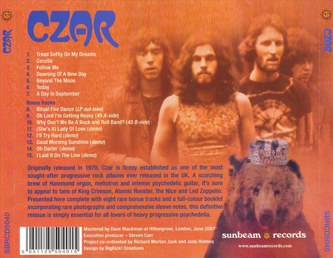 Czar [Bonus Tracks] cover art
