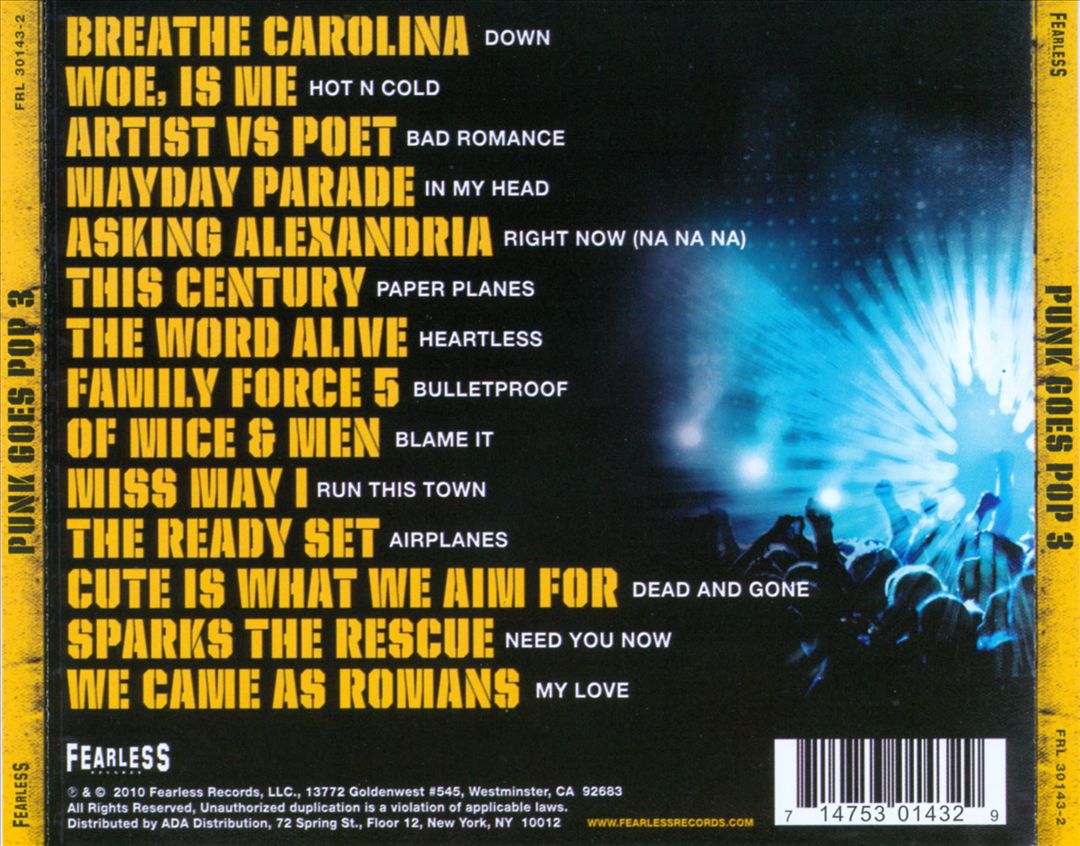 Punk Goes Pop, Vol. 3 cover art