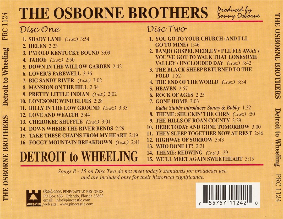 Detroit to Wheeling cover art