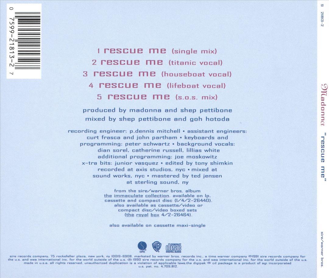 Rescue Me cover art