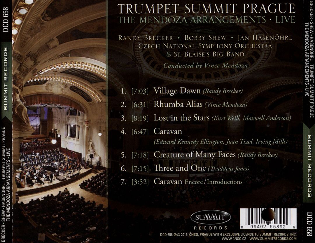 Trumpet Summit Prague: The Mendoza Arrangements cover art