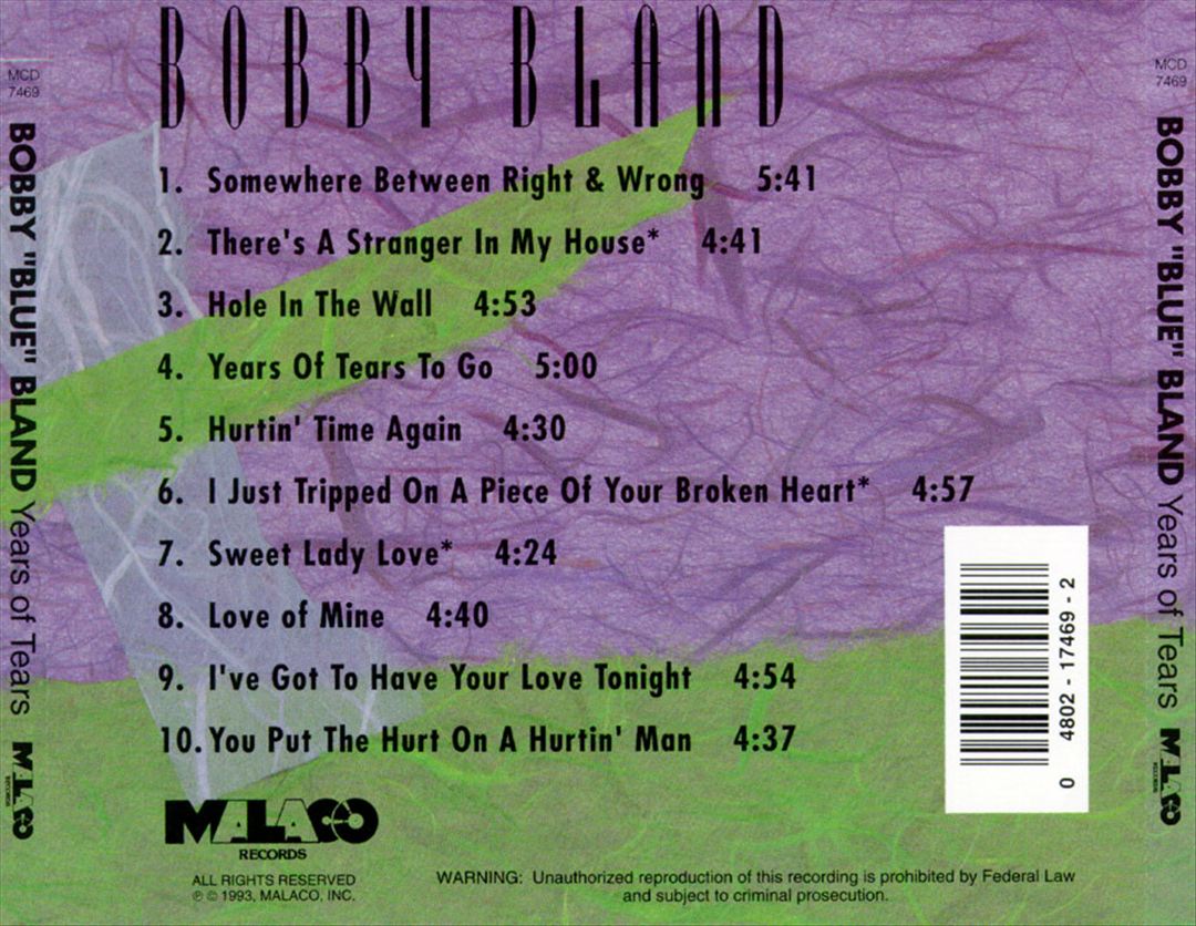 Years of Tears cover art