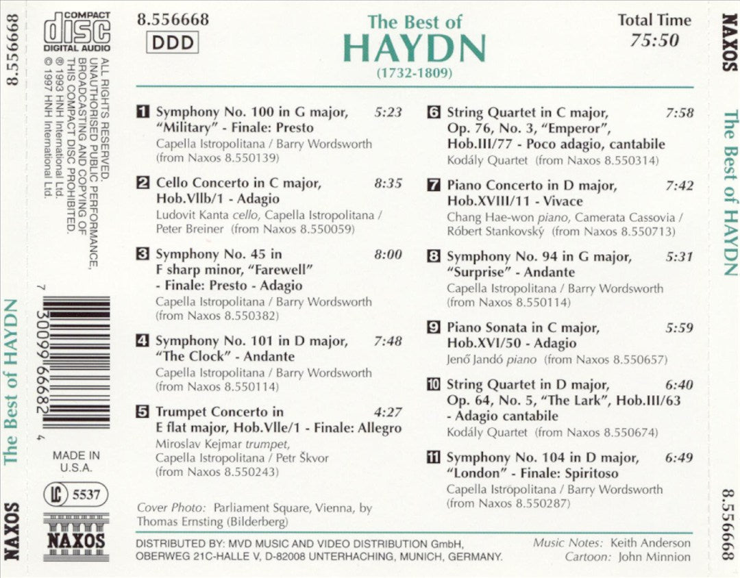 Best of Haydn cover art