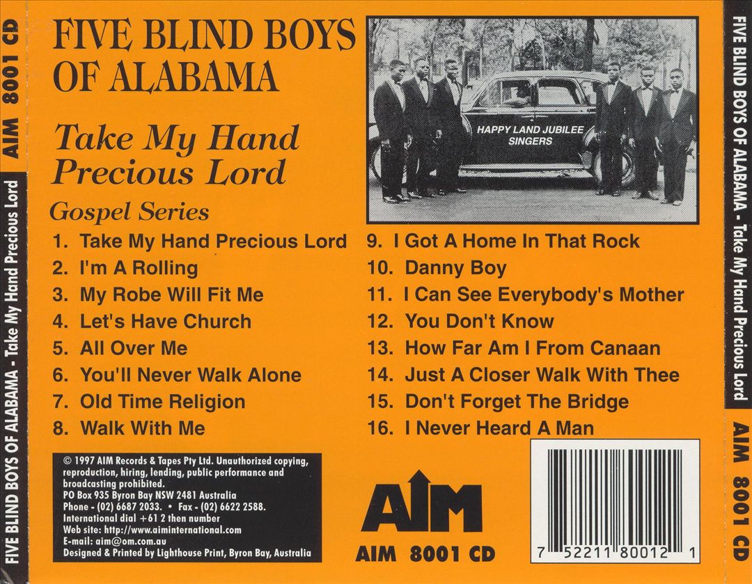 Take My Hand Precious Lord cover art